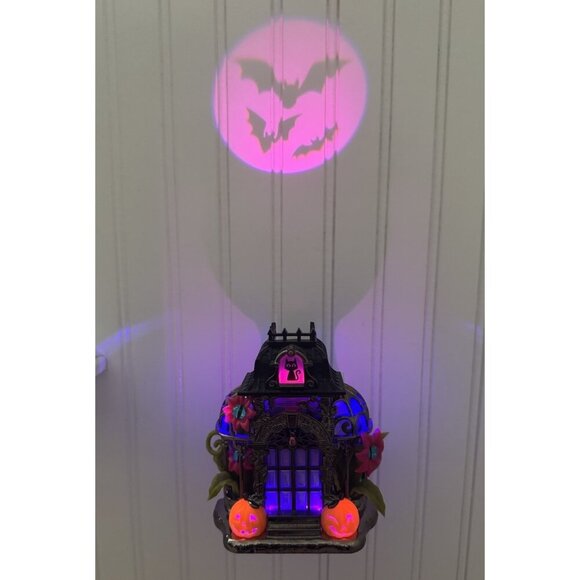 Bath & Body Works Wallflower Haunted Conservatory Halloween Projector Black Cat - Picture 2 of 9